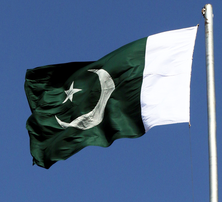 パキスタン国旗（ＥＰＡ時事）