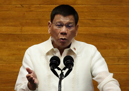 フィリピンのドゥテルテ前大統領（ＡＦＰ時事）