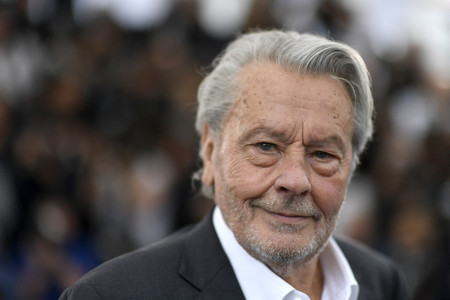 １８日に死去したフランスの俳優アラン・ドロンさん＝２０１９年５月、仏カンヌ（ＡＦＰ時事）