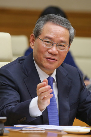 中国の李強首相=10月13日、ハノイ(AFP時事)