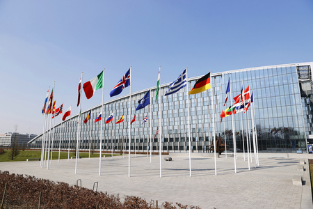 北大西洋条約機構(NATO)本部=ベルギー・ブリュッセル