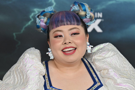 タレントの渡辺直美さん=2021年11月、ニューヨーク(AFP時事)
