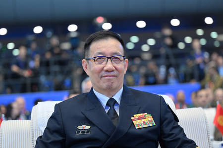 中国の董軍国防相=9月13日、北京(AFP時事)