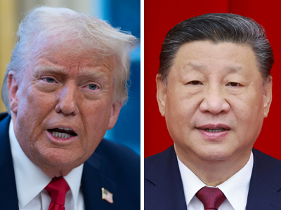 トランプ米大統領(写真左)と中国の習近平国家主席(いずれもEPA時事)