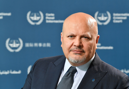 国際刑事裁判所(ICC)のカーン主任検察官(AFP時事)
