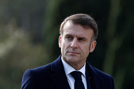 フランスのマクロン大統領(AFP時事)