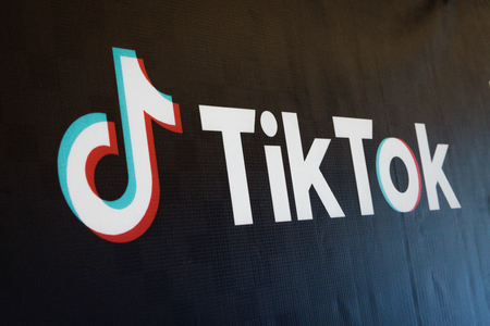 中国系短編動画投稿アプリ「ＴｉｋＴｏｋ（ティックトック）」のロゴマーク（ＡＦＰ時事）