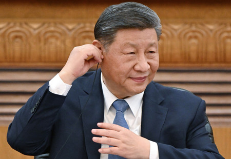 中国の習近平国家主席=3月28日、北京(AFP時事)