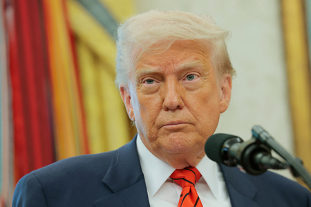 トランプ米大統領＝５月６日、ワシントン（ＡＦＰ時事）