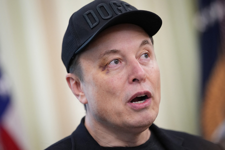 米実業家イーロン・マスク氏=5月30日、ワシントン(AFP時事)