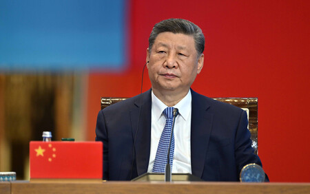 中国の習近平国家主席＝６月１７日、アスタナ（カザフスタン大統領府提供）（ＥＰＡ時事）