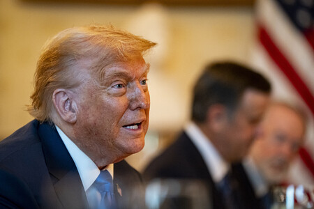 トランプ米大統領＝７日、ワシントン（ＥＰＡ時事）