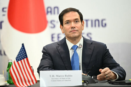 ルビオ米国務長官＝１１日、マレーシア・クアラルンプール（ＡＦＰ時事）
