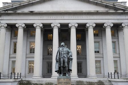 米財務省=ワシントン(AFP時事)