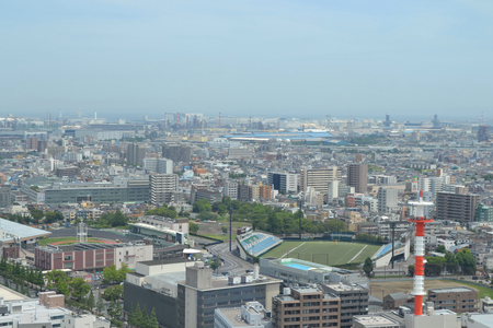 京浜工業地帯の景色＝川崎市川崎区