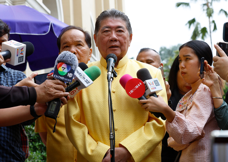 タイのプームタム首相代行=7月29日、バンコク(EPA時事)