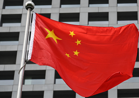 中国国旗（ＡＦＰ時事）