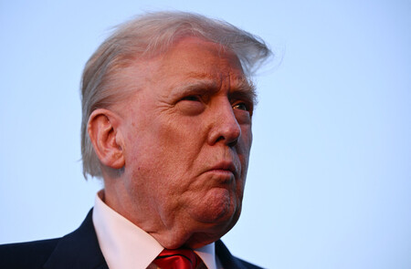 トランプ米大統領=3日、東部ペンシルベニア州アレンタウン(AFP時事)