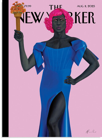 トランスジェンダーの黒人女性の肖像画を掲載した米誌ニューヨーカーの表紙(同誌提供)