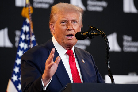 トランプ米大統領=13日、ワシントン(AFP時事)