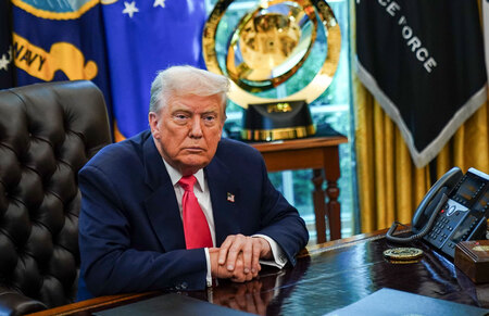 米国のトランプ大統領（ＥＰＡ時事）