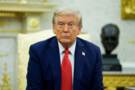トランプ米大統領=18日、ワシントン(EPA時事)