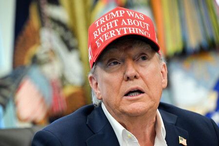 トランプ米大統領=22日、ワシントン(EPA時事)