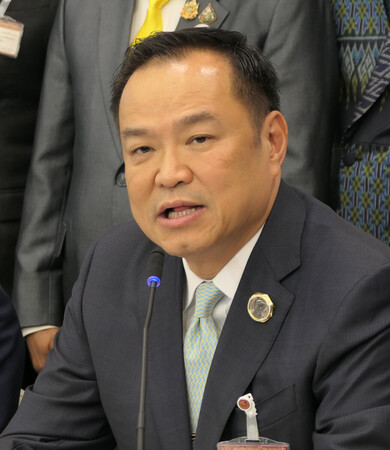 タイの新首相候補、野党「タイの誇り党」のアヌティン党首=3日、バンコク