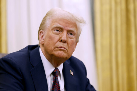 トランプ米大統領＝１月２３日、米ワシントン（ＡＦＰ時事）