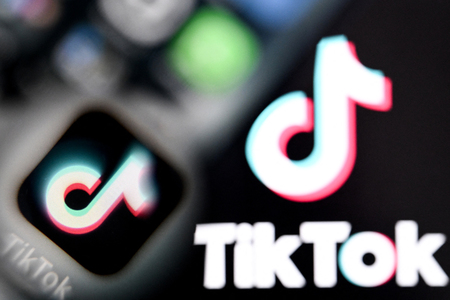 TikTokのロゴ(AFP時事)