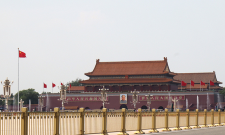 中国・北京の天安門広場
