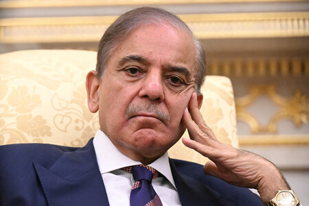 パキスタンのシャリフ首相=9月25日、ホワイトハウス(AFP時事)
