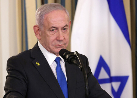 イスラエルのネタニヤフ首相=9月29日、ワシントン(AFP時事)