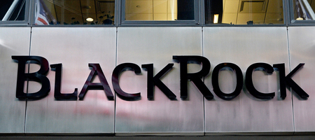 米資産運用会社ブラックロックのロゴ(EPA時事)
